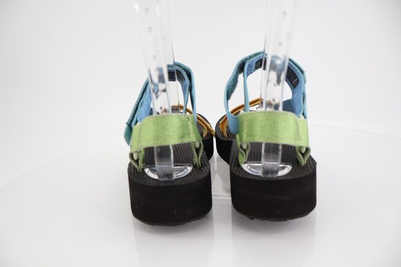 Teva Womens Midform Universal Sandal Size 6 Blue Green Yellow Strappy Ajustable - Picture 6 of 11